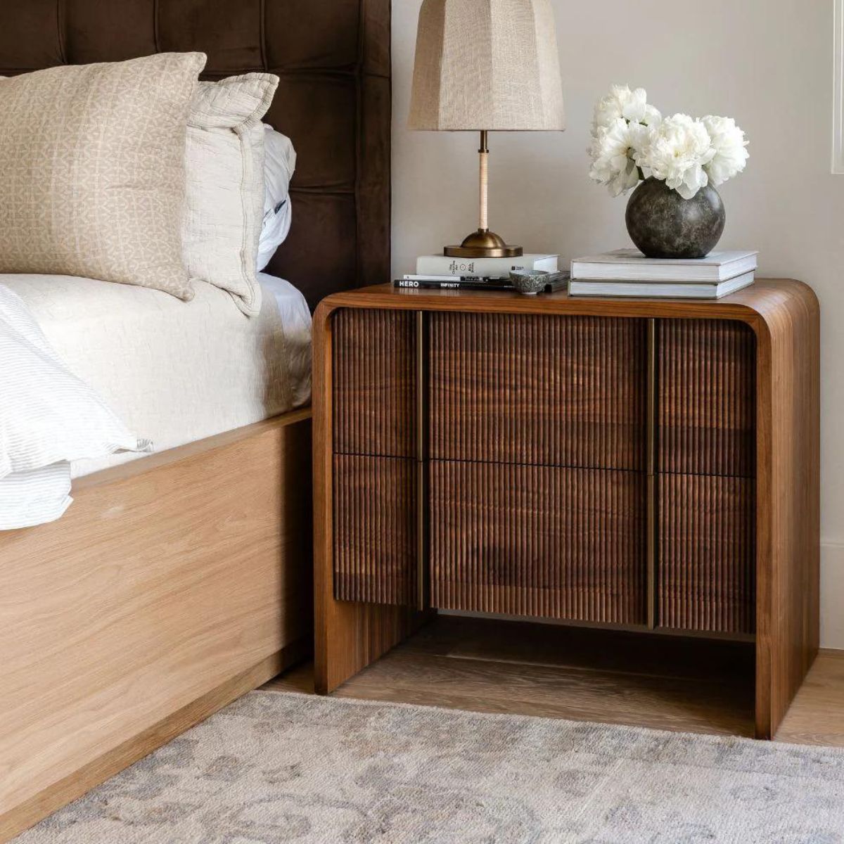 Alora Nightstand Walnut