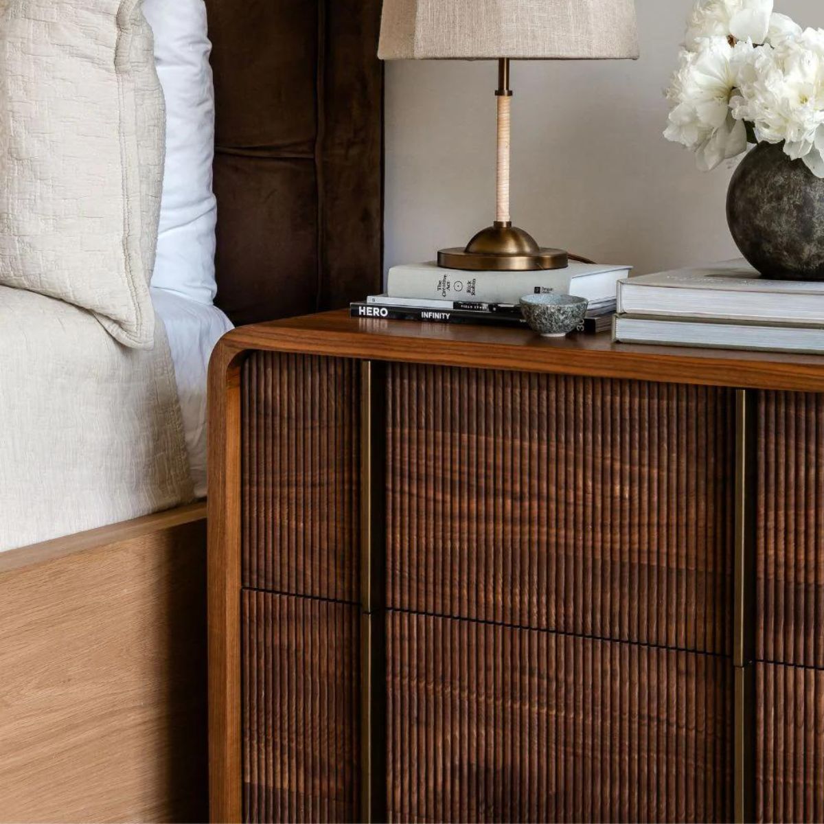 Alora Nightstand Walnut