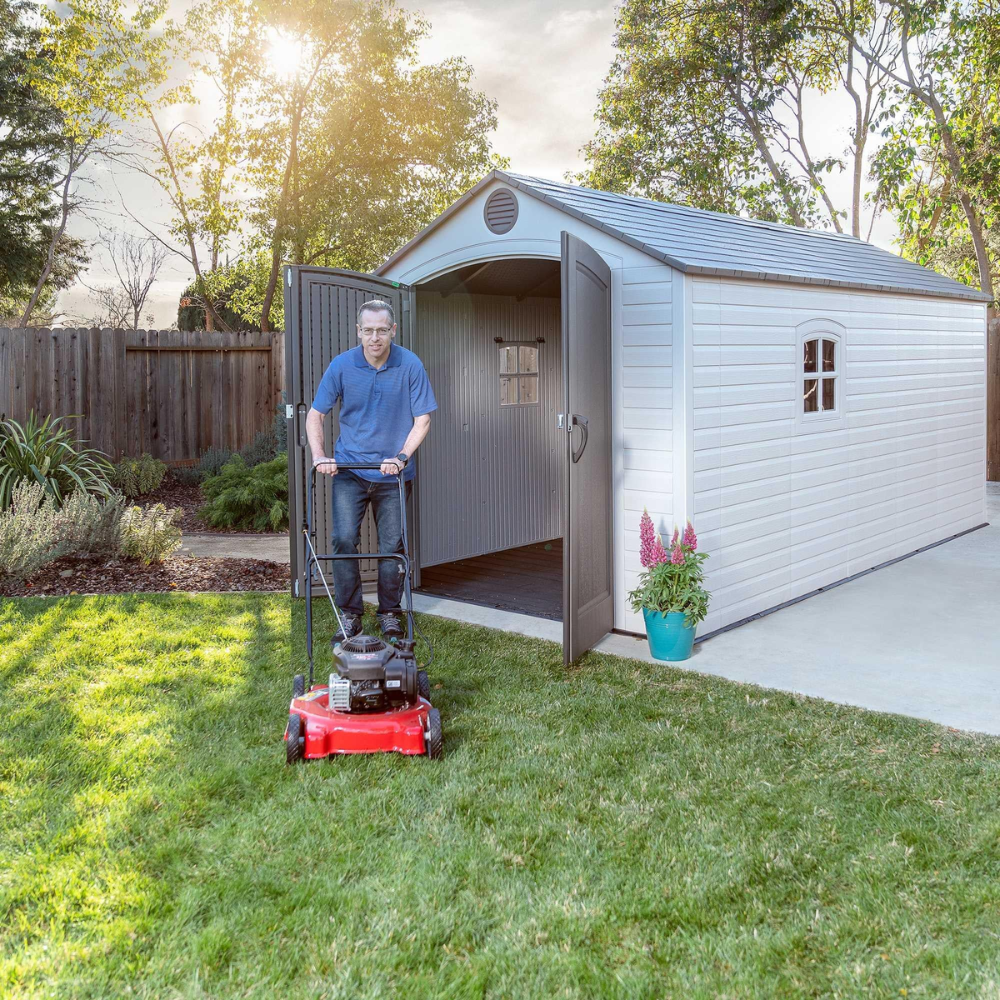 Lifetime 8 Ft. X 15 Ft. Outdoor Storage Shed – 60075