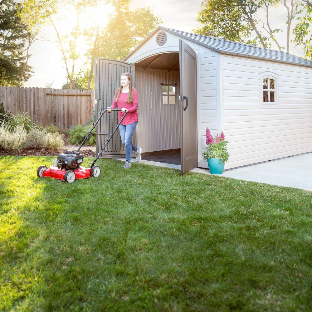 Lifetime 8 Ft. X 15 Ft. Outdoor Storage Shed – 60075