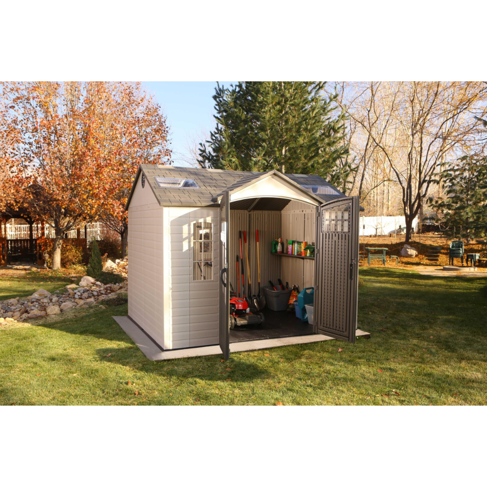 Lifetime 10 Ft. X 8 Ft. Outdoor Storage Shed – 60178