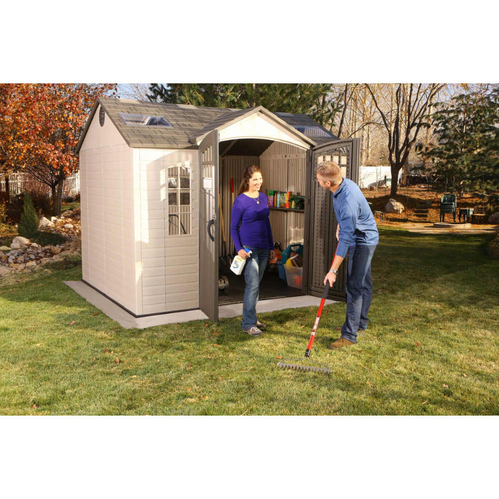 Lifetime 10 Ft. X 8 Ft. Outdoor Storage Shed – 60178