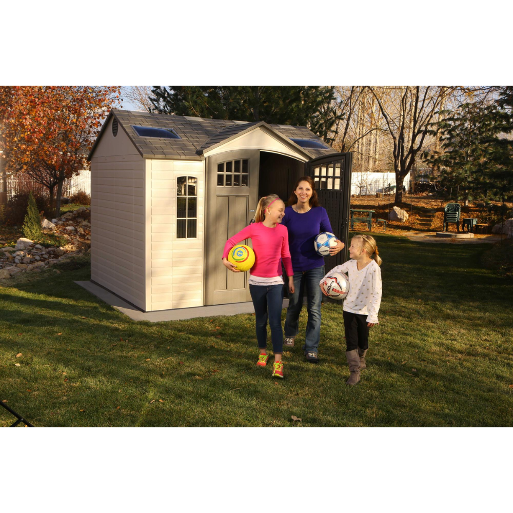 Lifetime 10 Ft. X 8 Ft. Outdoor Storage Shed – 60178