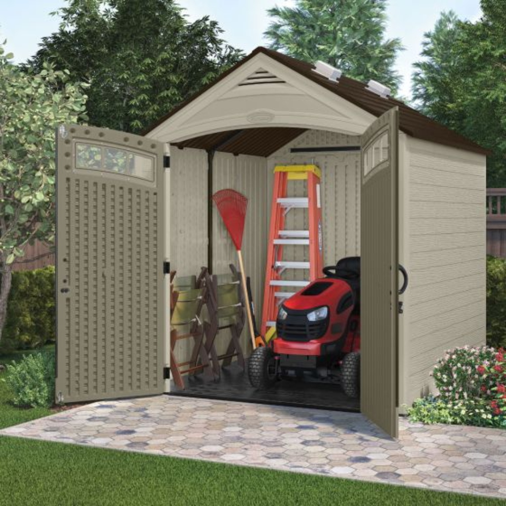 Suncast Vista® 7 ft. x 7 ft. Storage Shed BMS7705