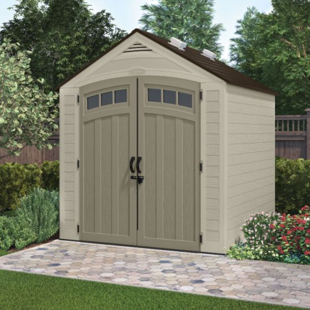 Suncast Vista® 7 ft. x 7 ft. Storage Shed BMS7705